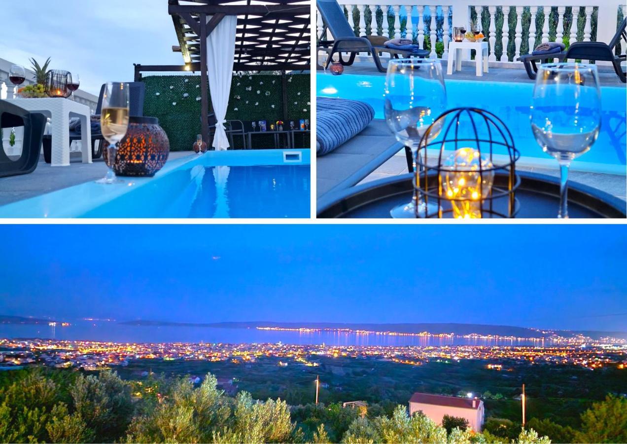 Sunny Holiday House With Pool Каштела Экстерьер фото